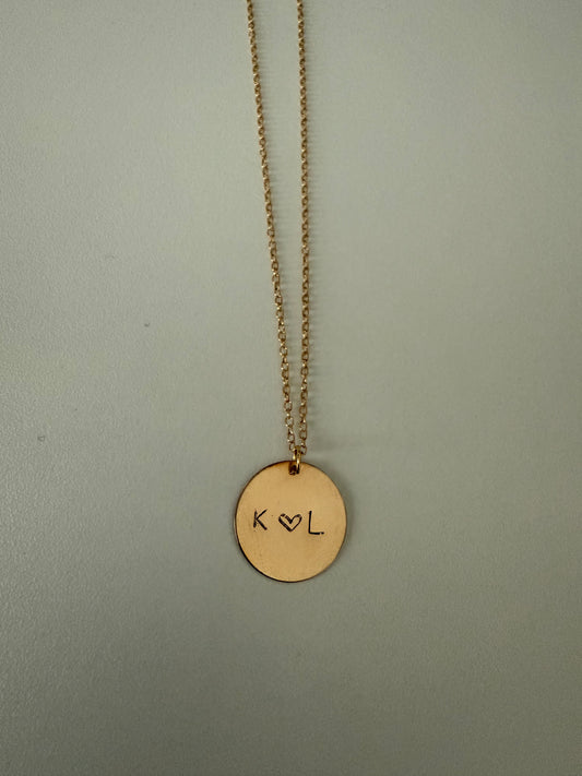 Initial Heart Necklace